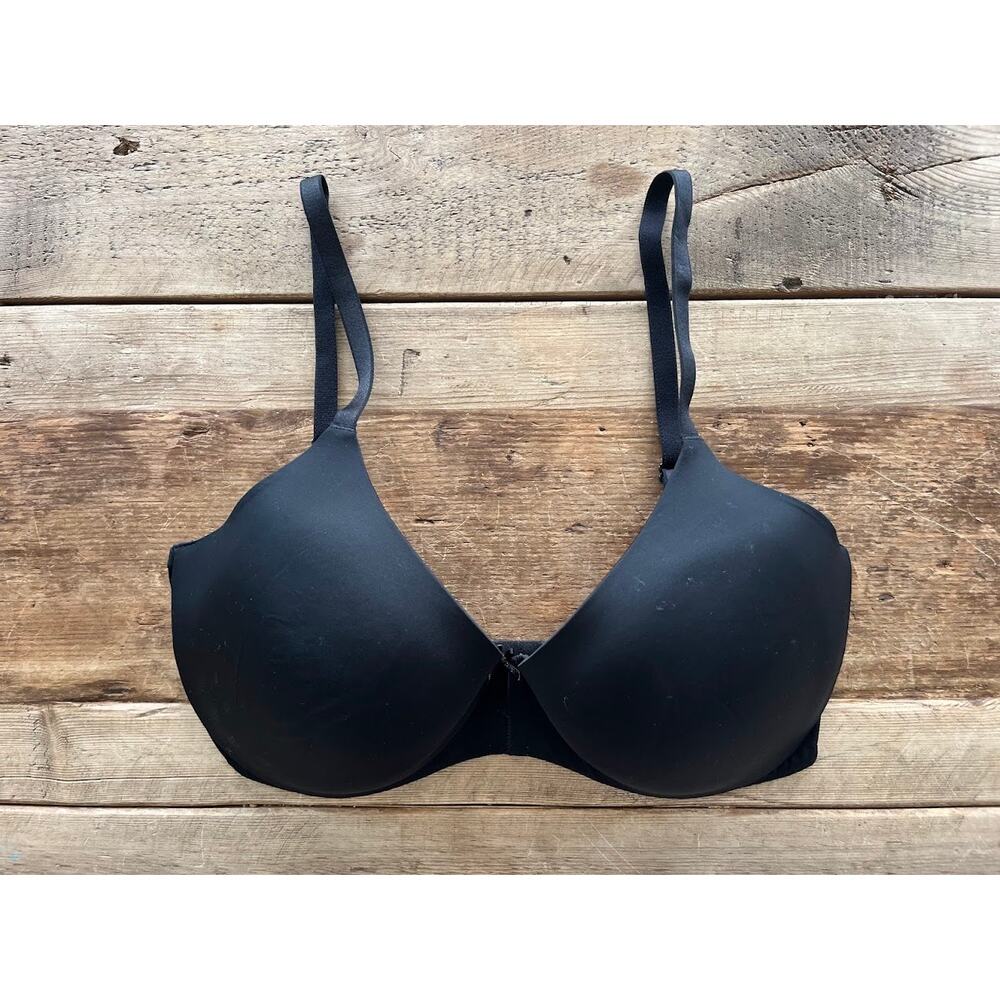 Victoria's Secret Black 32DDD Dream Angels Push Up Balconette Bra VS